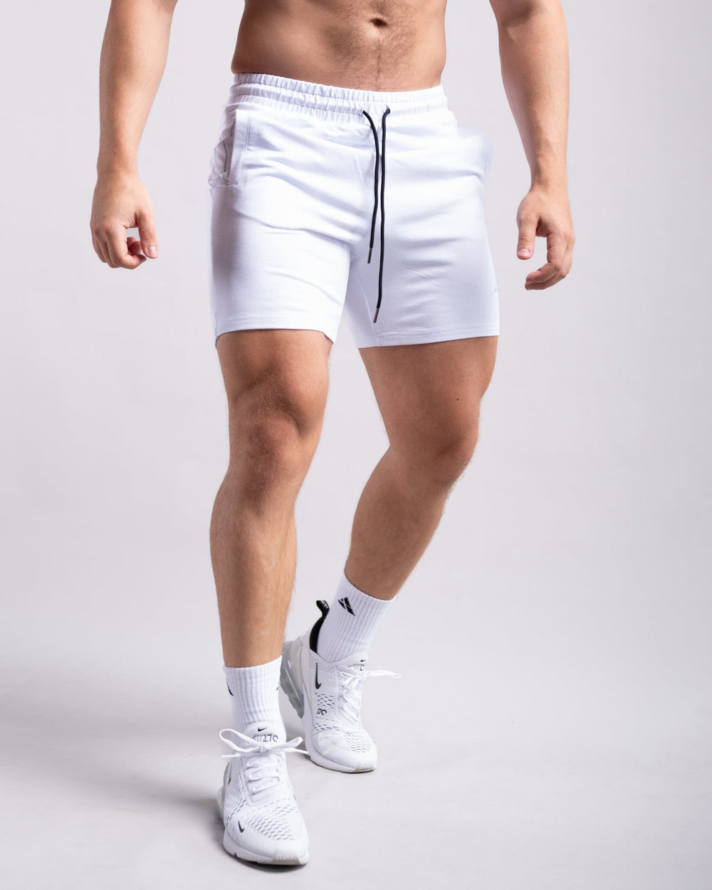 Classic Shorts 2.0 (White) - Athletic Aesthetics