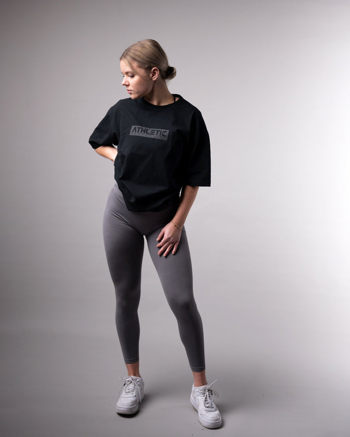 Oversize Shirt (Black) - Athletic Aesthetics
