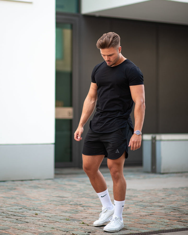 Performance Shorts 2.0 (Black) - Athletic Aesthetics