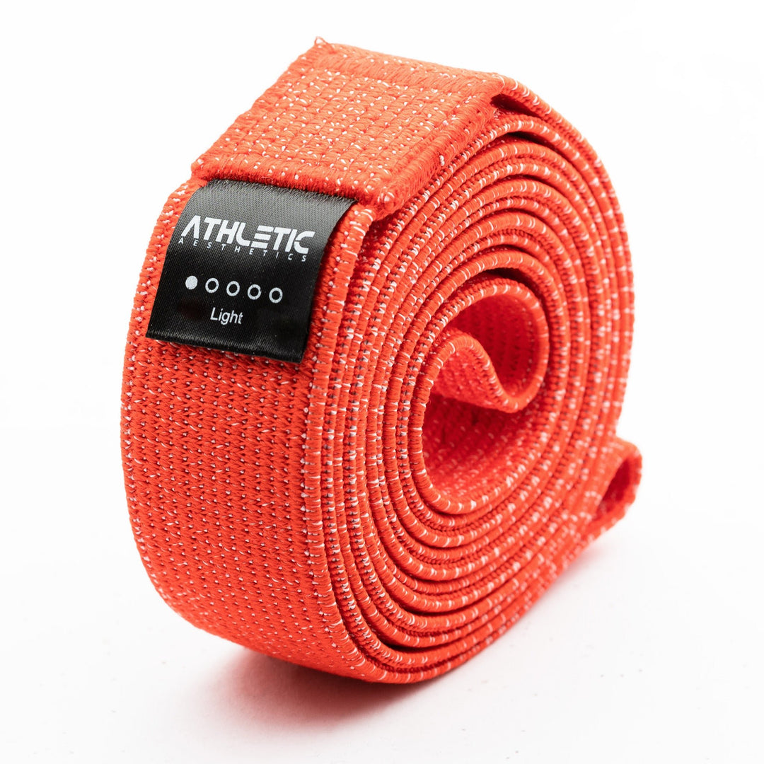 Widerstandsband Textil Rot / Sehr leicht (5kg - 10 kg) - Athletic Aesthetics