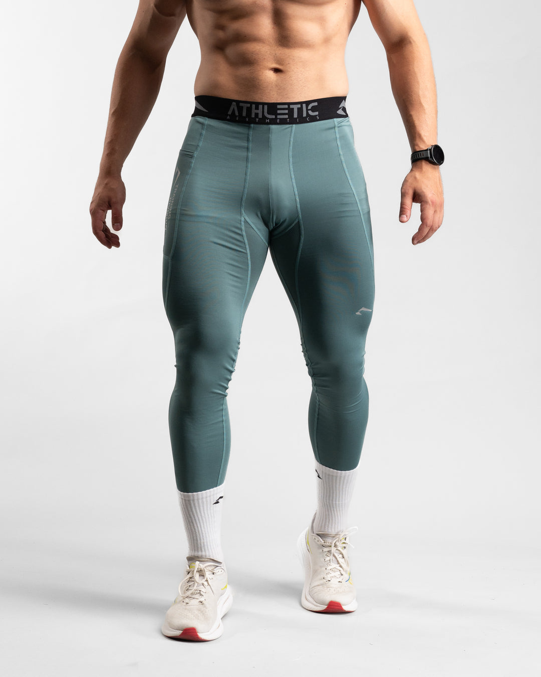 Core Compression Leggings (Arctic Mint)