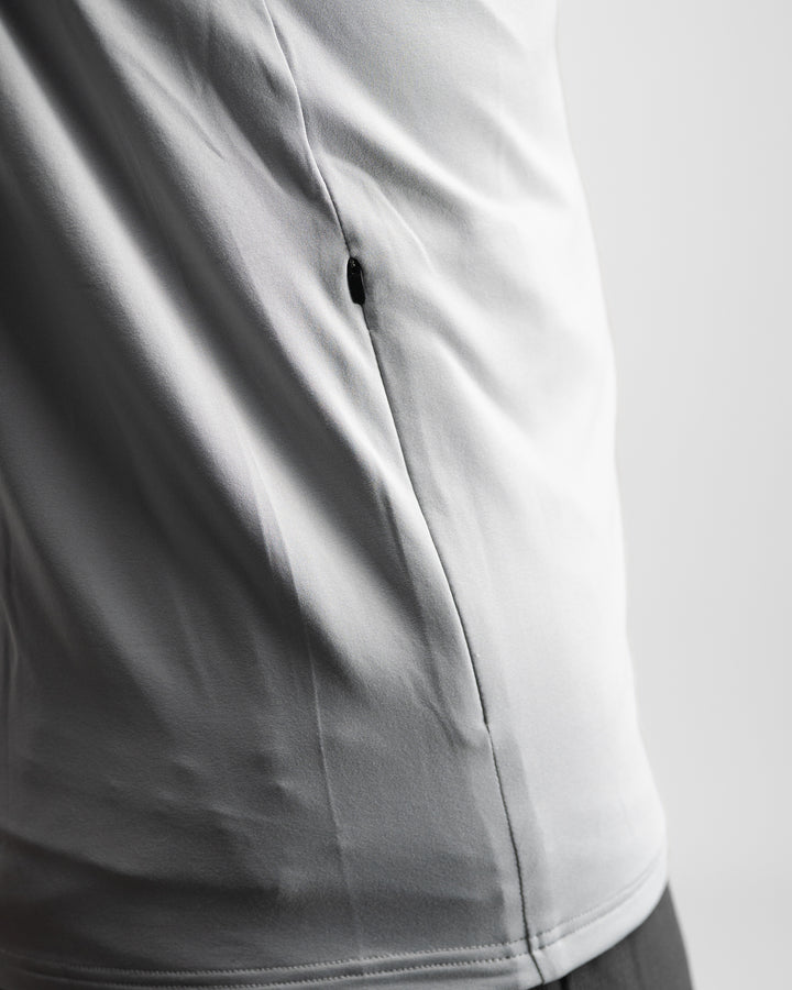 Core Performance Full Zip (Light Grey)