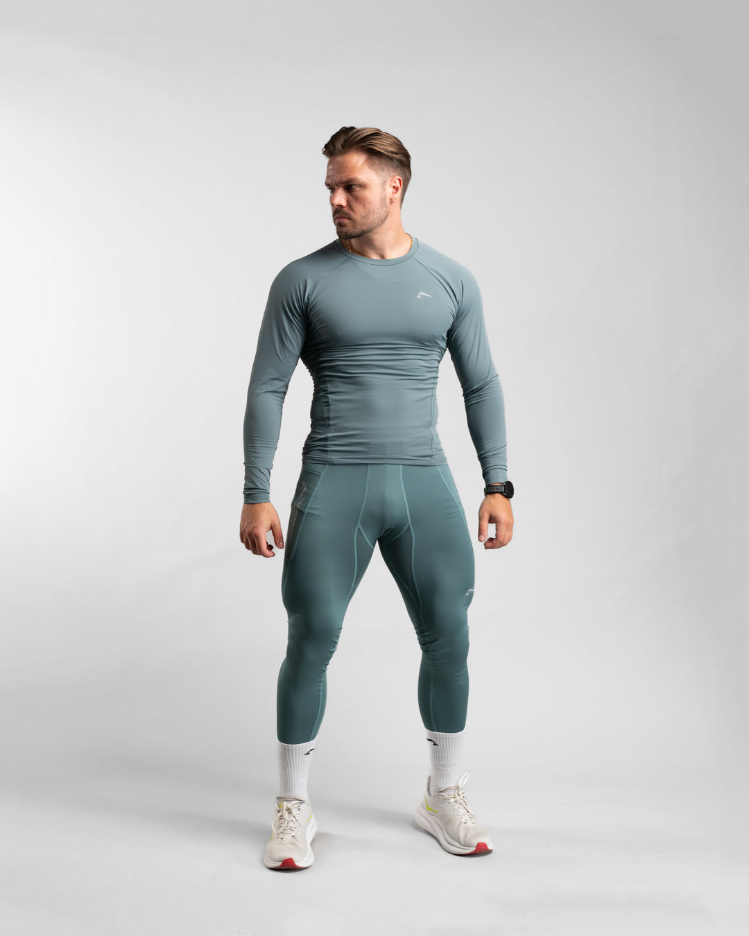 Core Compression Leggings (Arctic Mint)