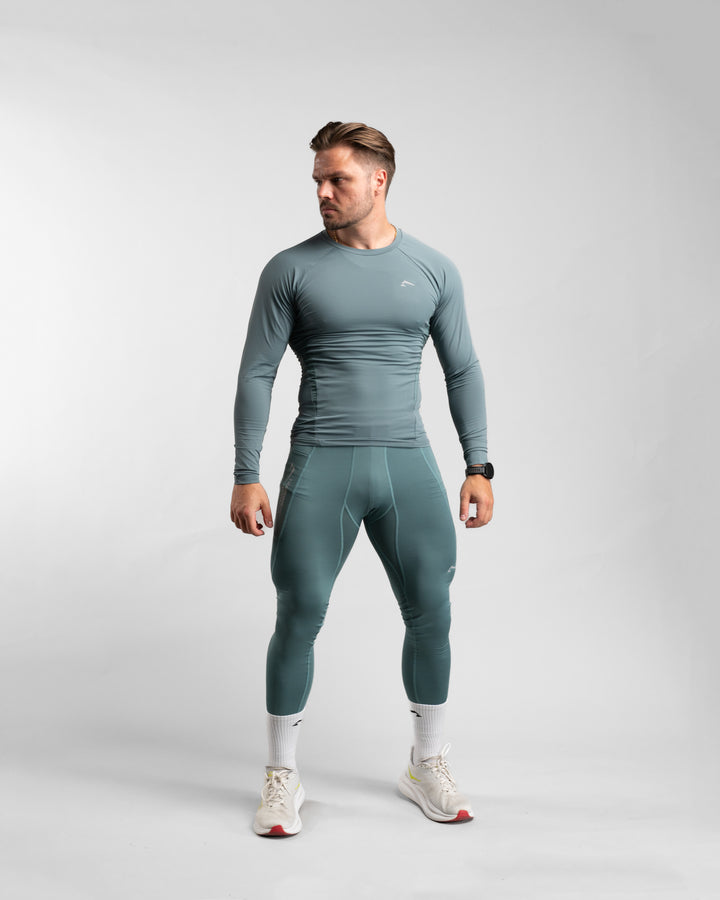 Core Compression Leggings (Arctic Mint)