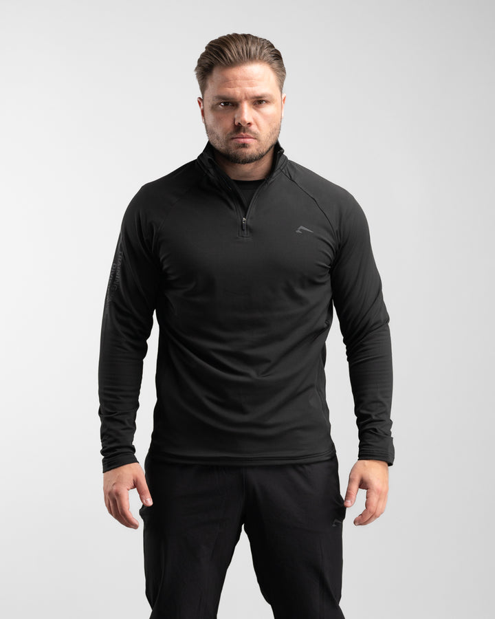 Core Performance Quarter Zip (Black/Black)