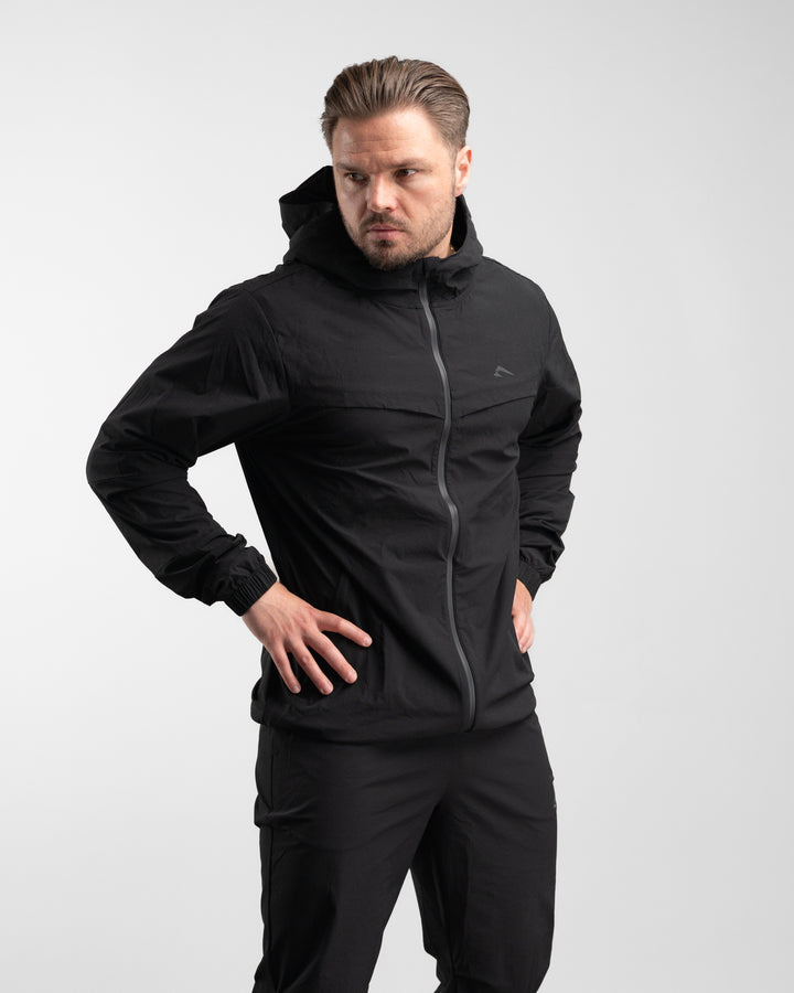 Elite Windbreaker Full Zip (Black)