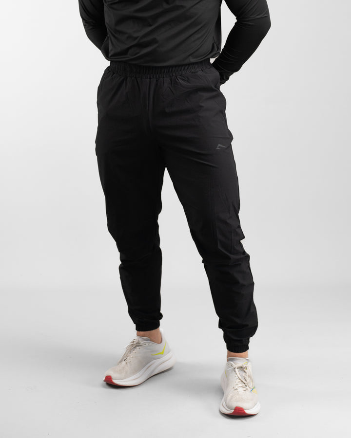 Elite Windbreaker Jogger (Black)