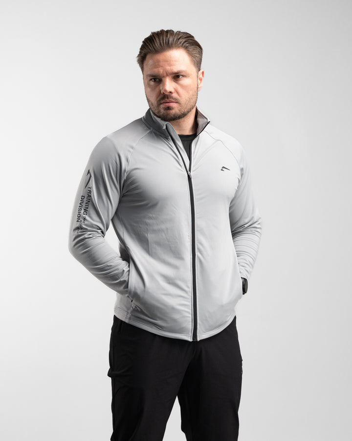 Core Performance Full Zip (Light Grey)