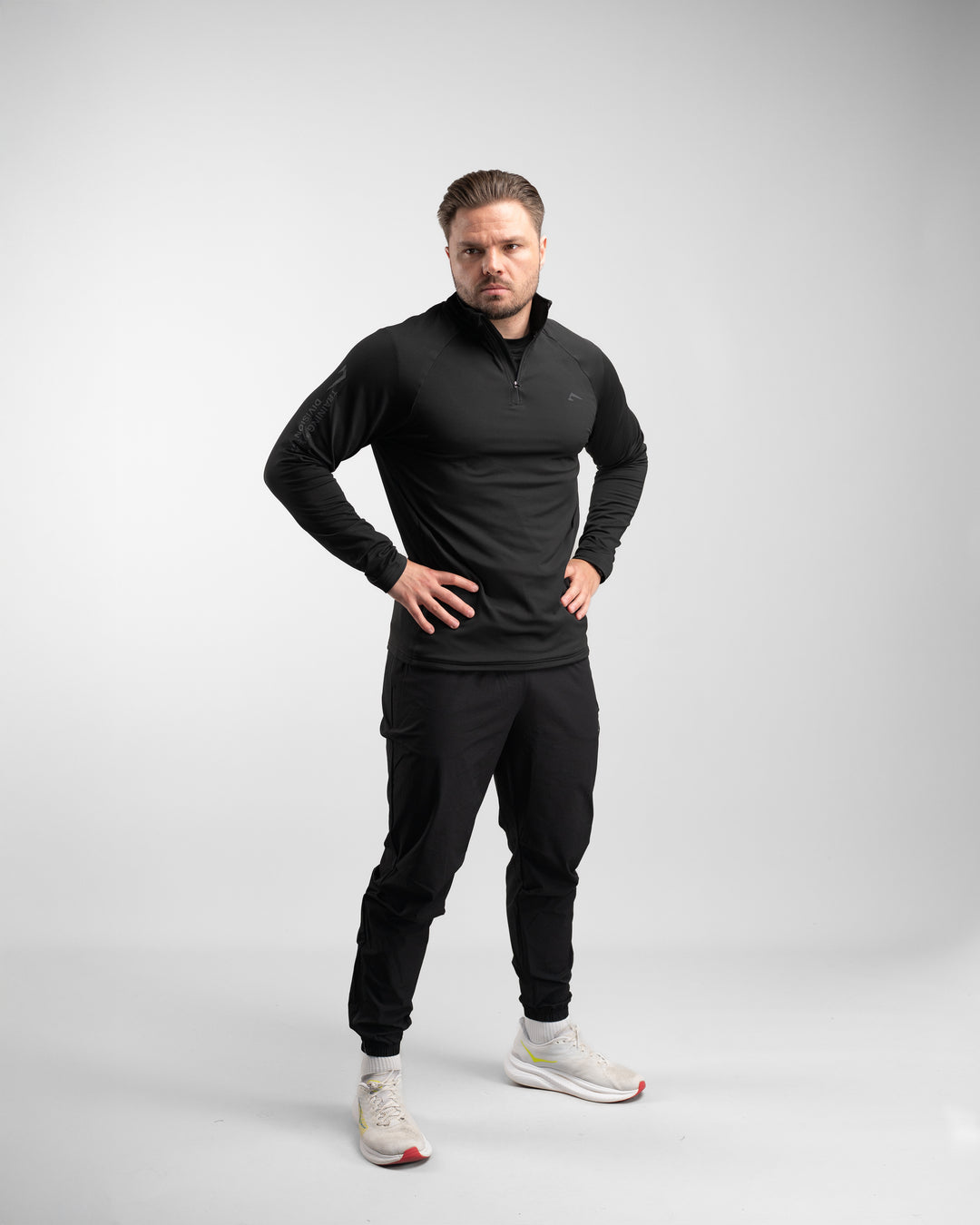 Core Performance Quarter Zip (Black/Black)