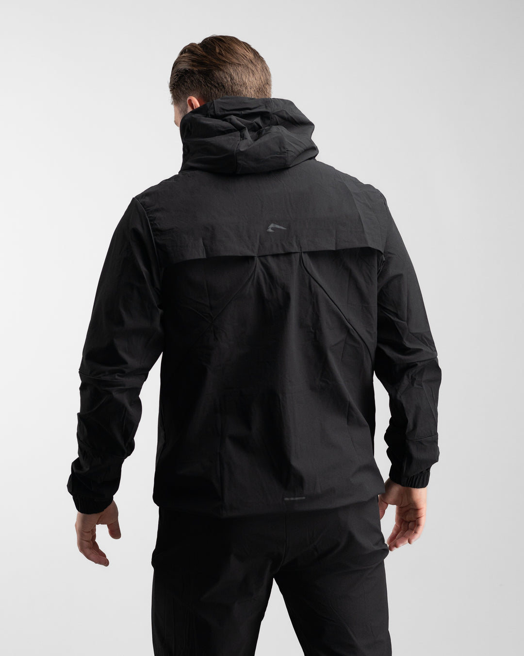 Elite Windbreaker Half Zip (Black)