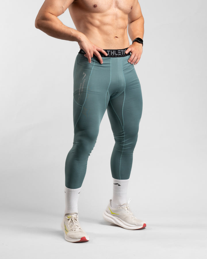 Core Compression Leggings (Arctic Mint)