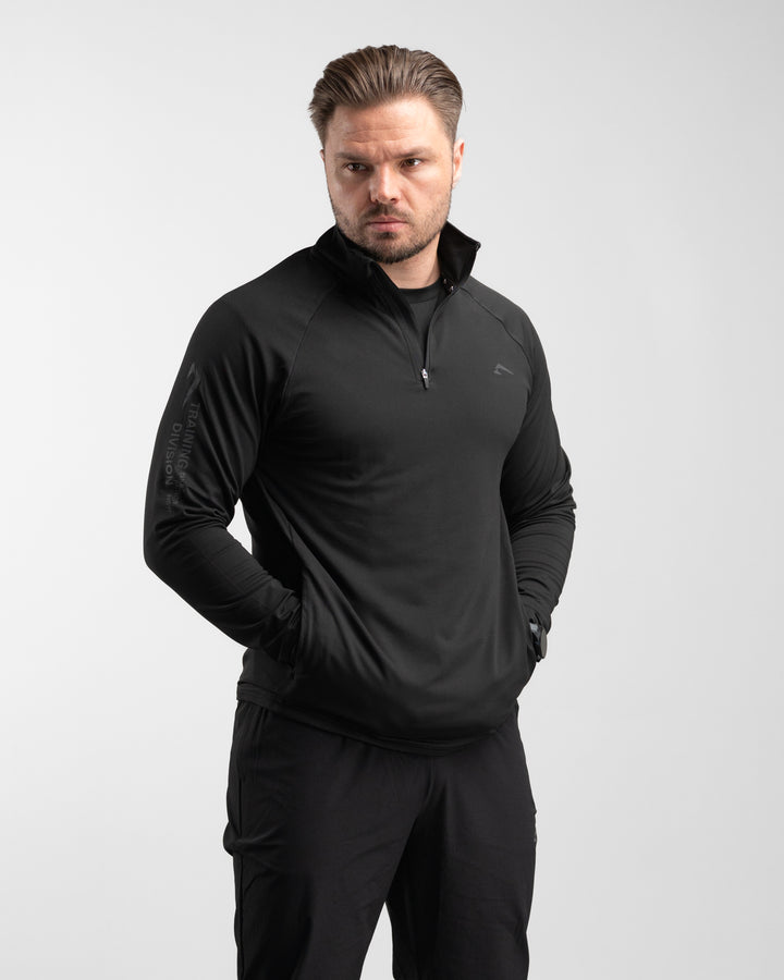 Core Performance Quarter Zip (Black/Black)