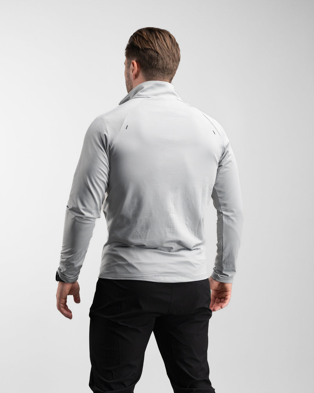 Core Performance Full Zip (Light Grey)