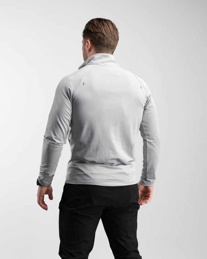 Core Performance Full Zip (Light Grey)