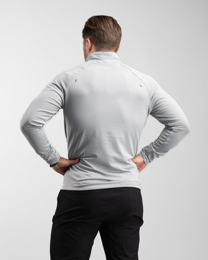 Core Performance Quarter Zip (Light Grey)