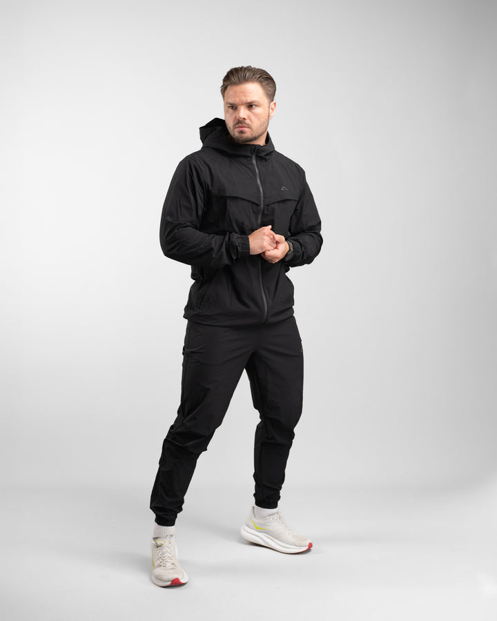 Elite Windbreaker Full Zip (Black)