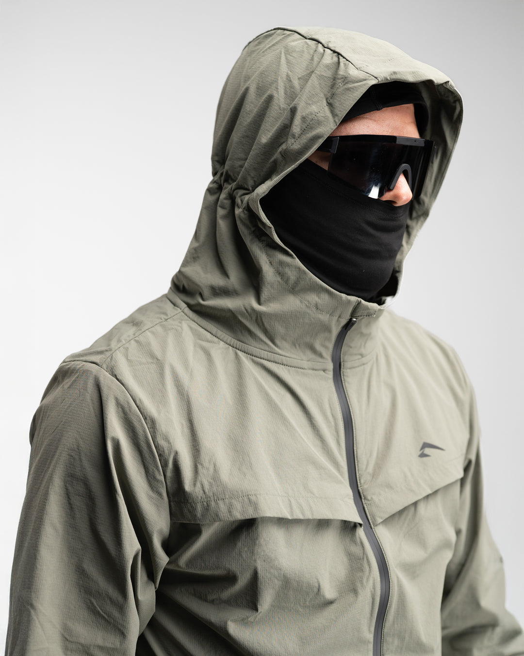 Elite Windbreaker Full Zip (Light Olive)