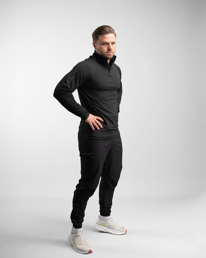 Core Performance Quarter Zip (Black/Black)