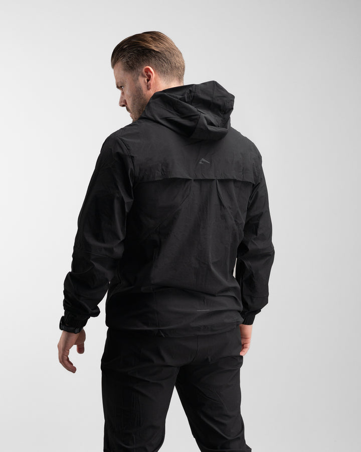 Elite Windbreaker Full Zip (Black)