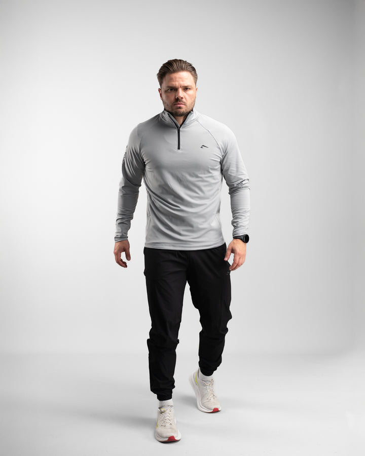 Core Performance Quarter Zip (Light Grey)