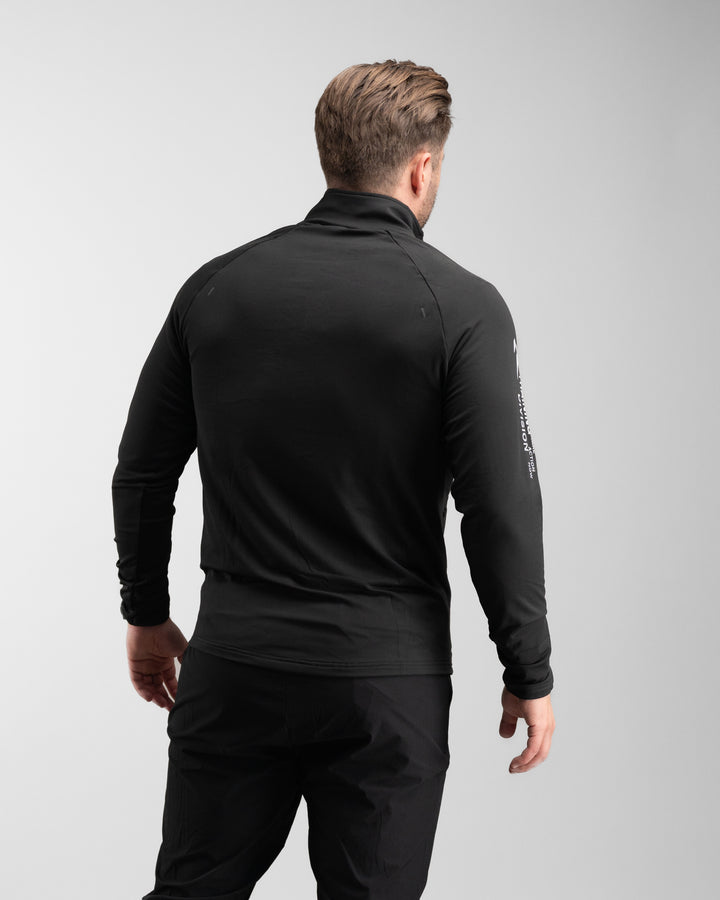 Core Performance Quarter Zip (Black/Grey)