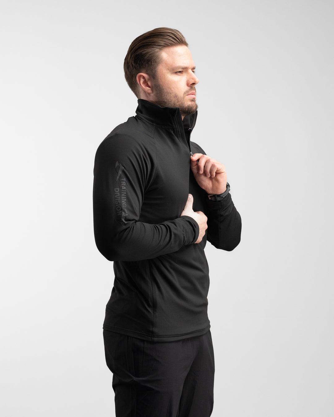 Core Performance Quarter Zip (Black/Black)