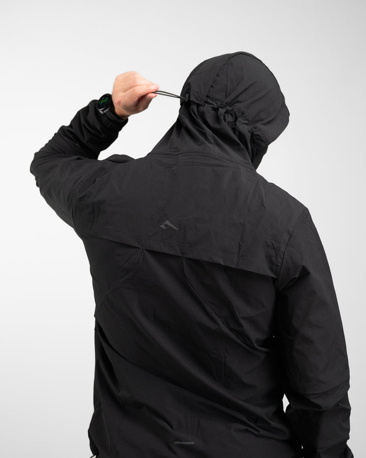 Elite Windbreaker Half Zip (Black)