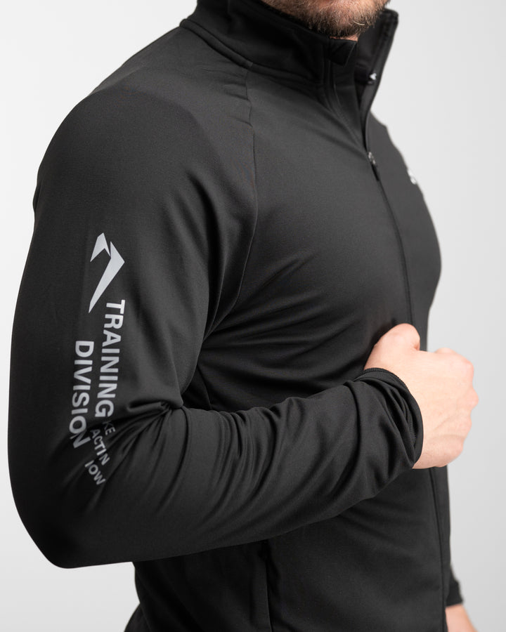 Core Performance Quarter Zip (Black/Grey)