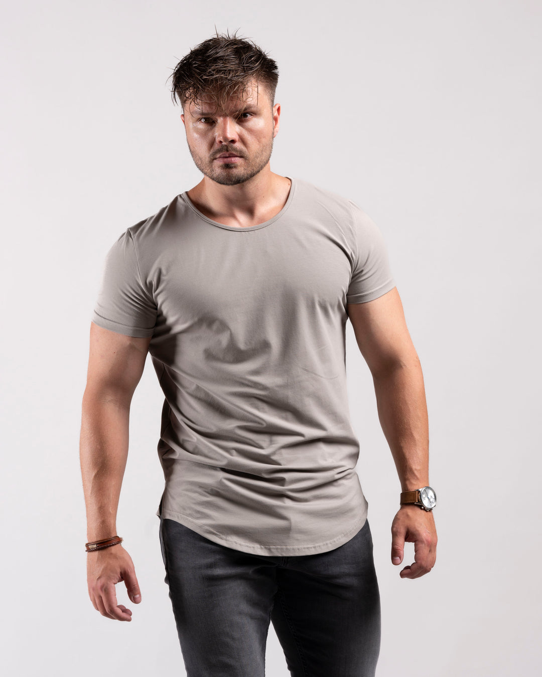 Classic Longline Shirt (Harbor Grey)