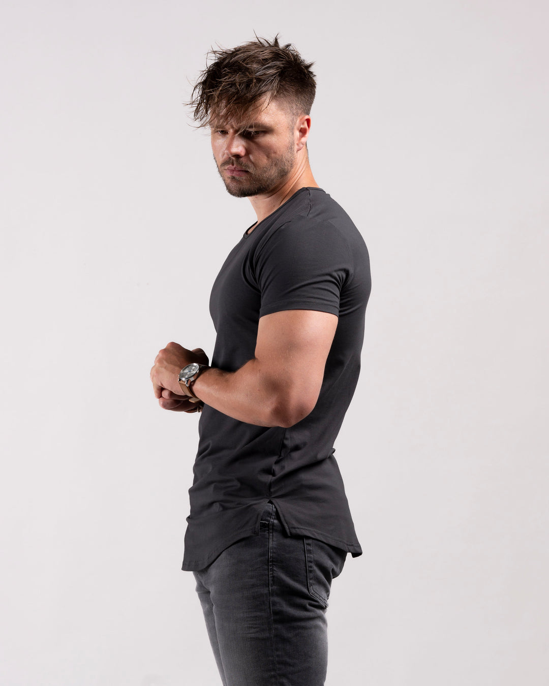 Classic Longline Shirt (Stealth)