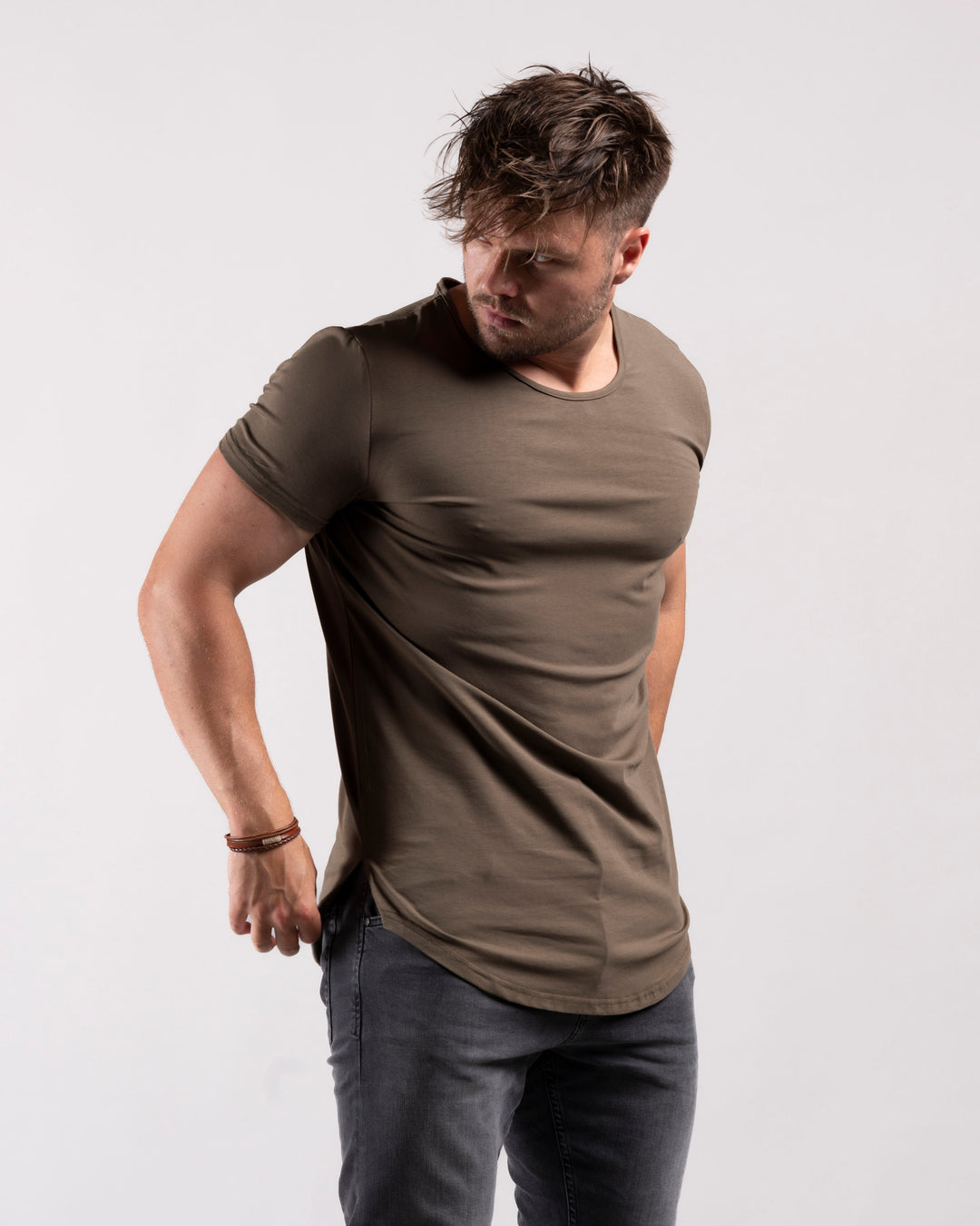 Classic Longline Shirt (Army)