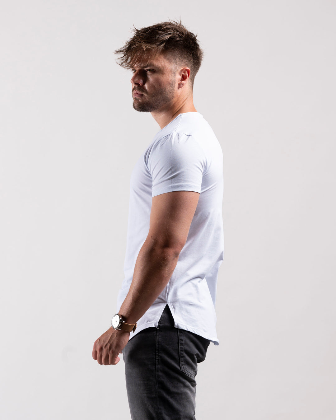 Classic Longline Shirt (White)