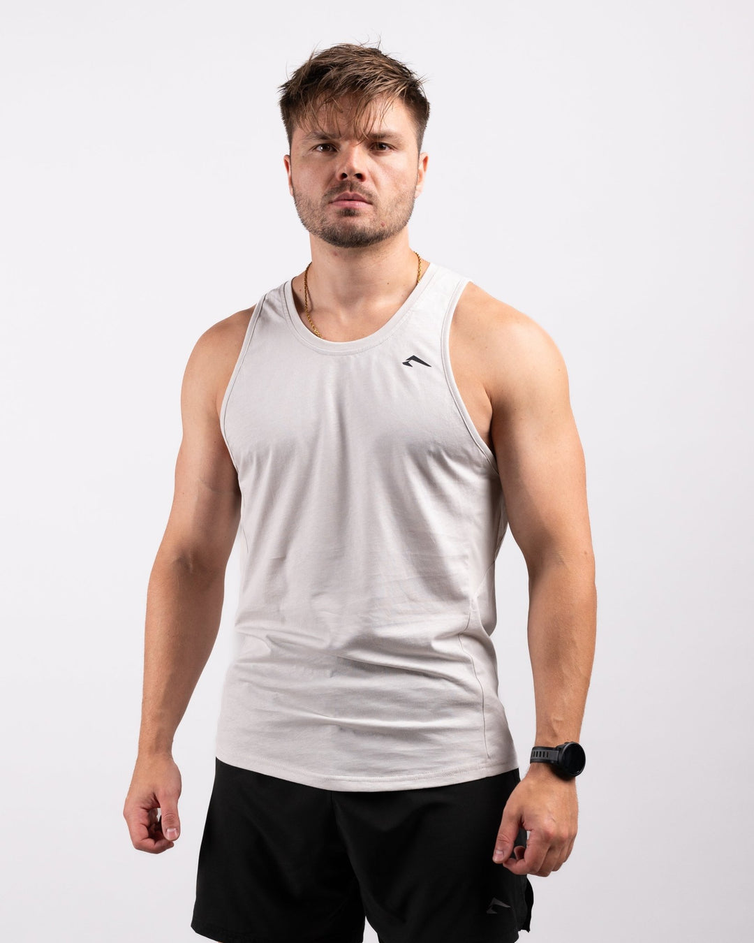 Active Tank (Beige) - Athletic Aesthetics