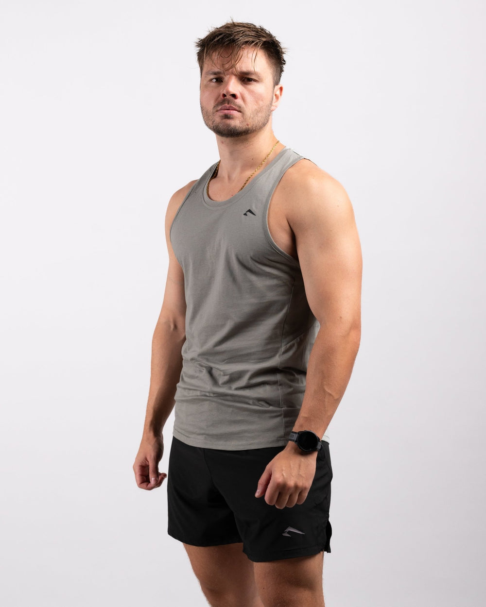 Active Tank (Olive) - Athletic Aesthetics