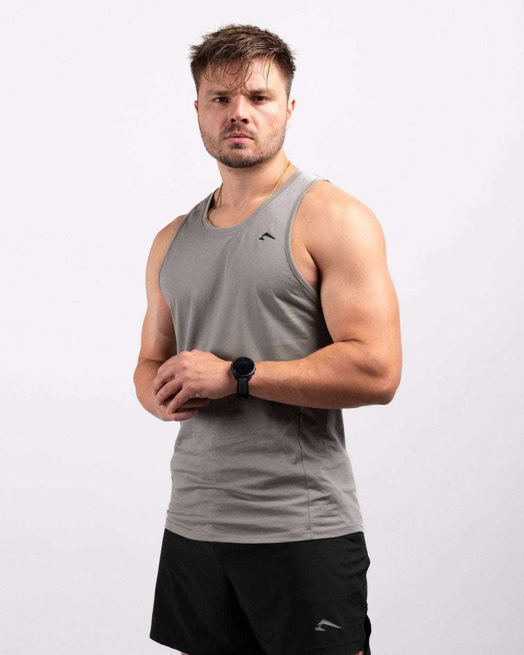 Active Tank (Olive) - Athletic Aesthetics