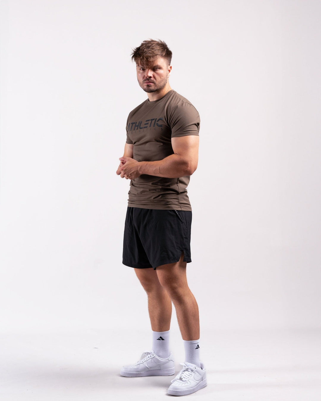 Classic Slim Fit Shirt (Army) - Athletic Aesthetics