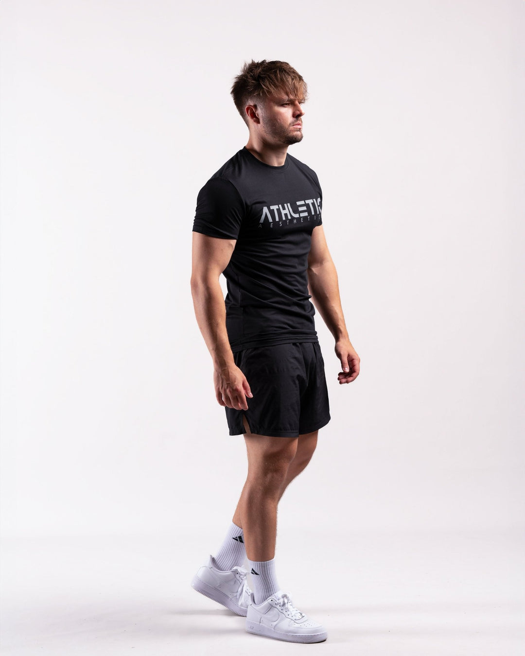 Classic Slim Fit Shirt (Black/Grey) - Athletic Aesthetics