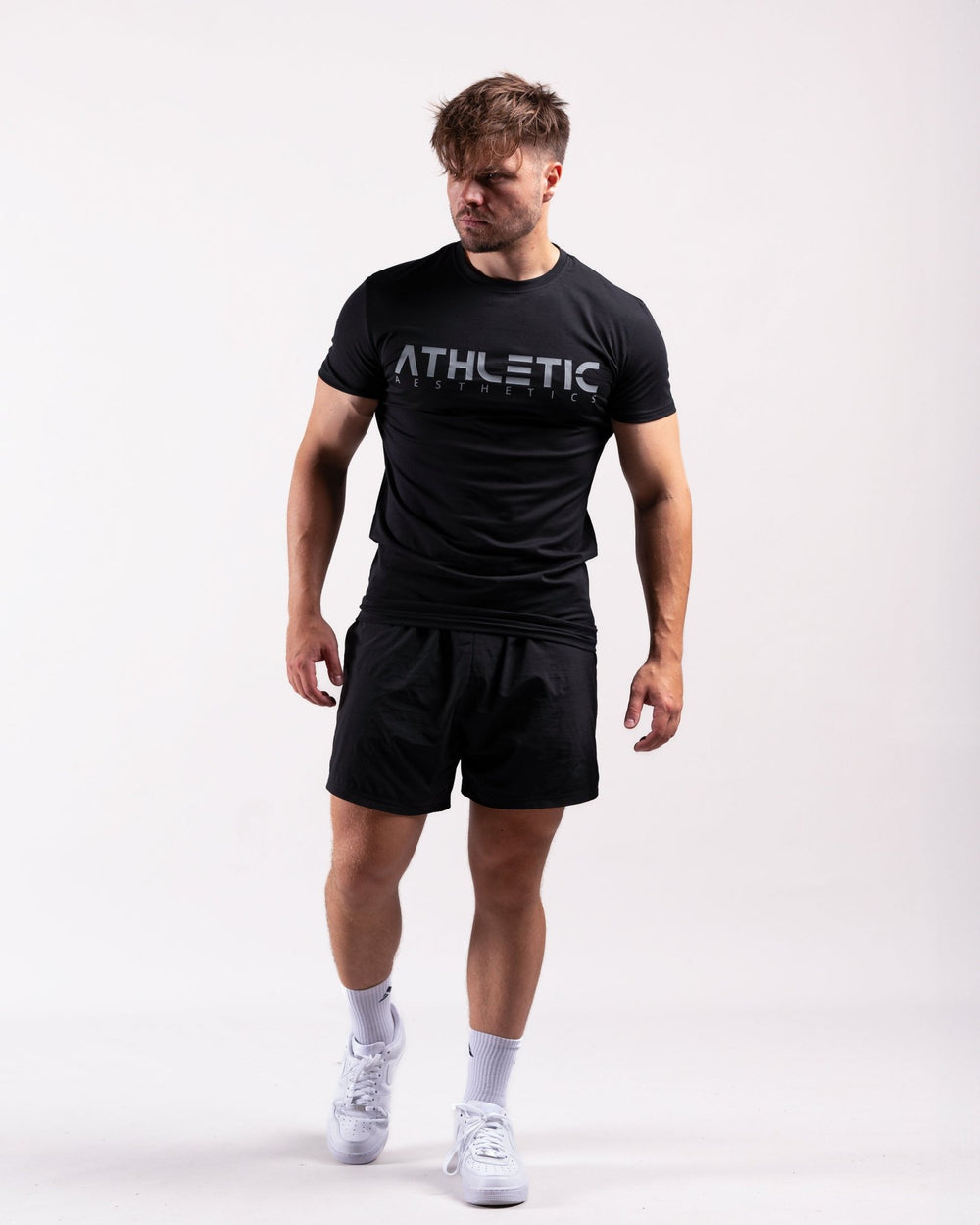 Classic Slim Fit Shirt (Black/Grey) - Athletic Aesthetics