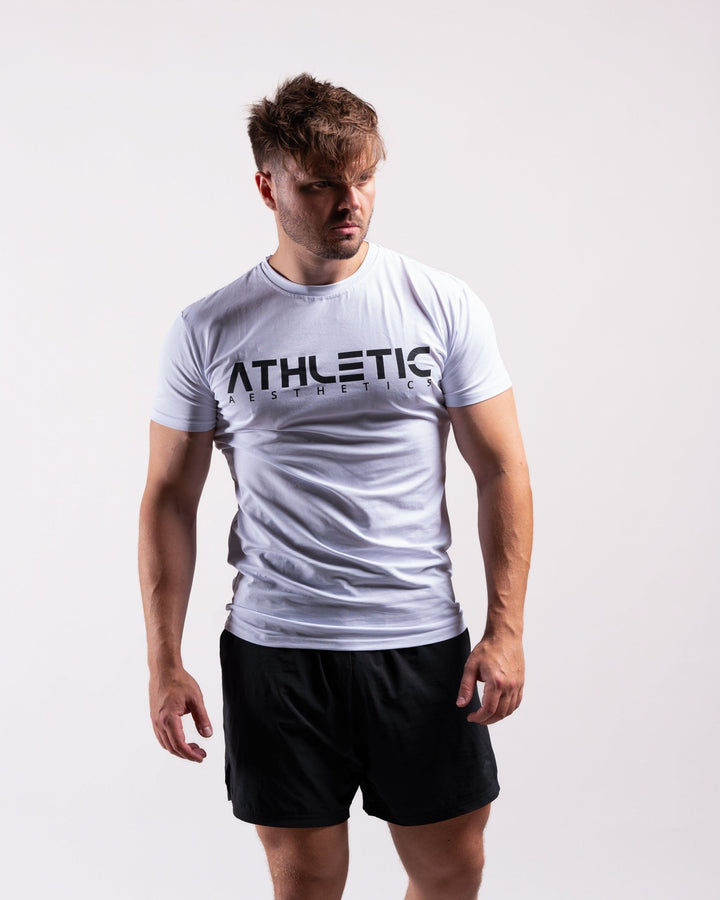 Classic Slim Fit Shirt (White/Black) - Athletic Aesthetics