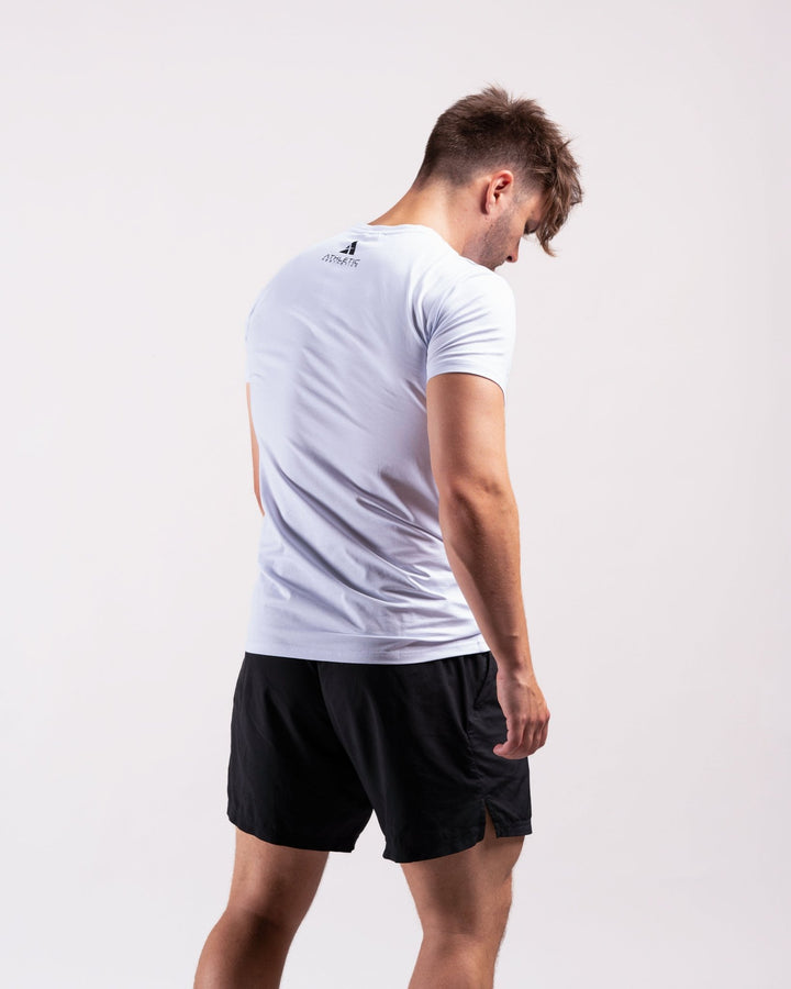 Classic Slim Fit Shirt (White/Black) - Athletic Aesthetics