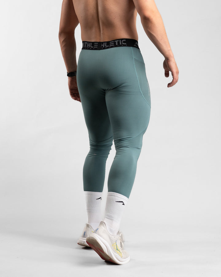 Core Compression Leggings (Arctic Mint) - Athletic Aesthetics