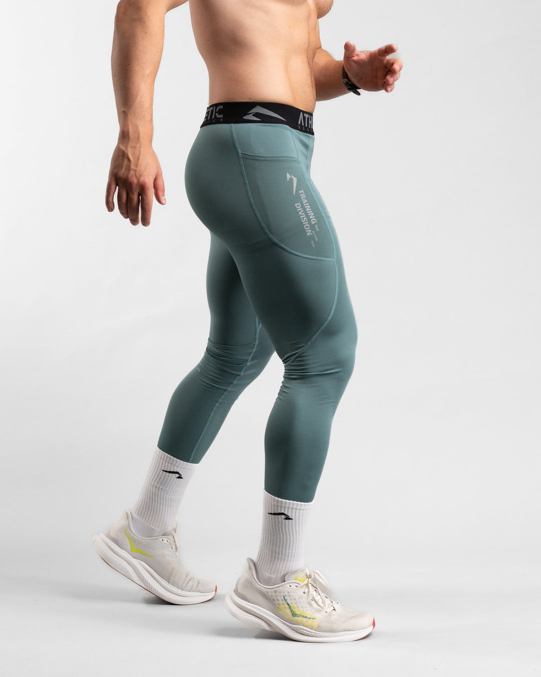 Core Compression Leggings (Arctic Mint) - Athletic Aesthetics