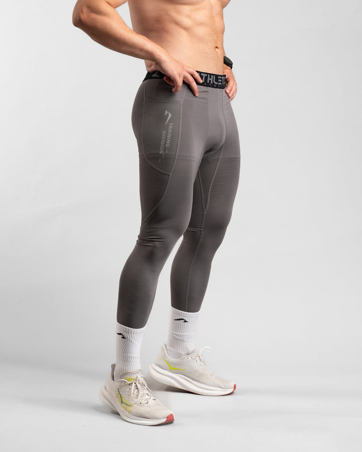 Core Compression Leggings (Clay) - Athletic Aesthetics