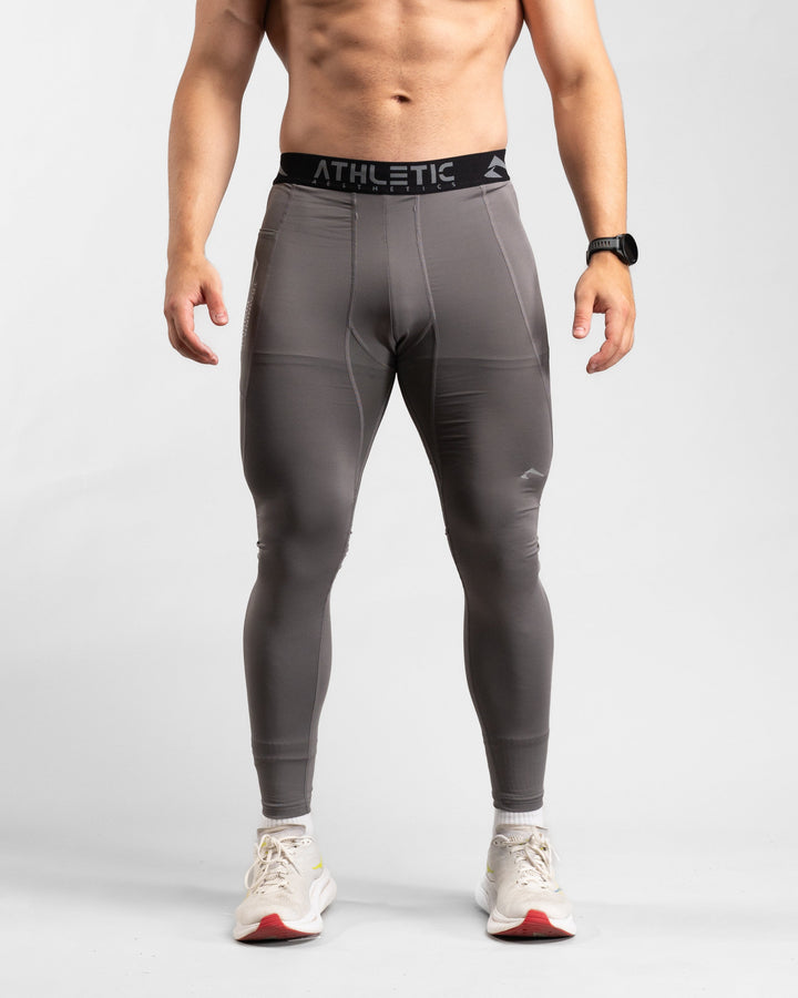 Core Compression Leggings (Clay) - Athletic Aesthetics