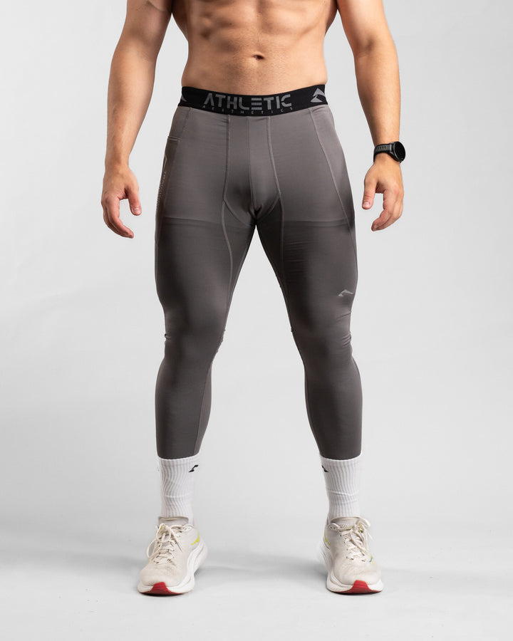 Core Compression Leggings (Clay) - Athletic Aesthetics