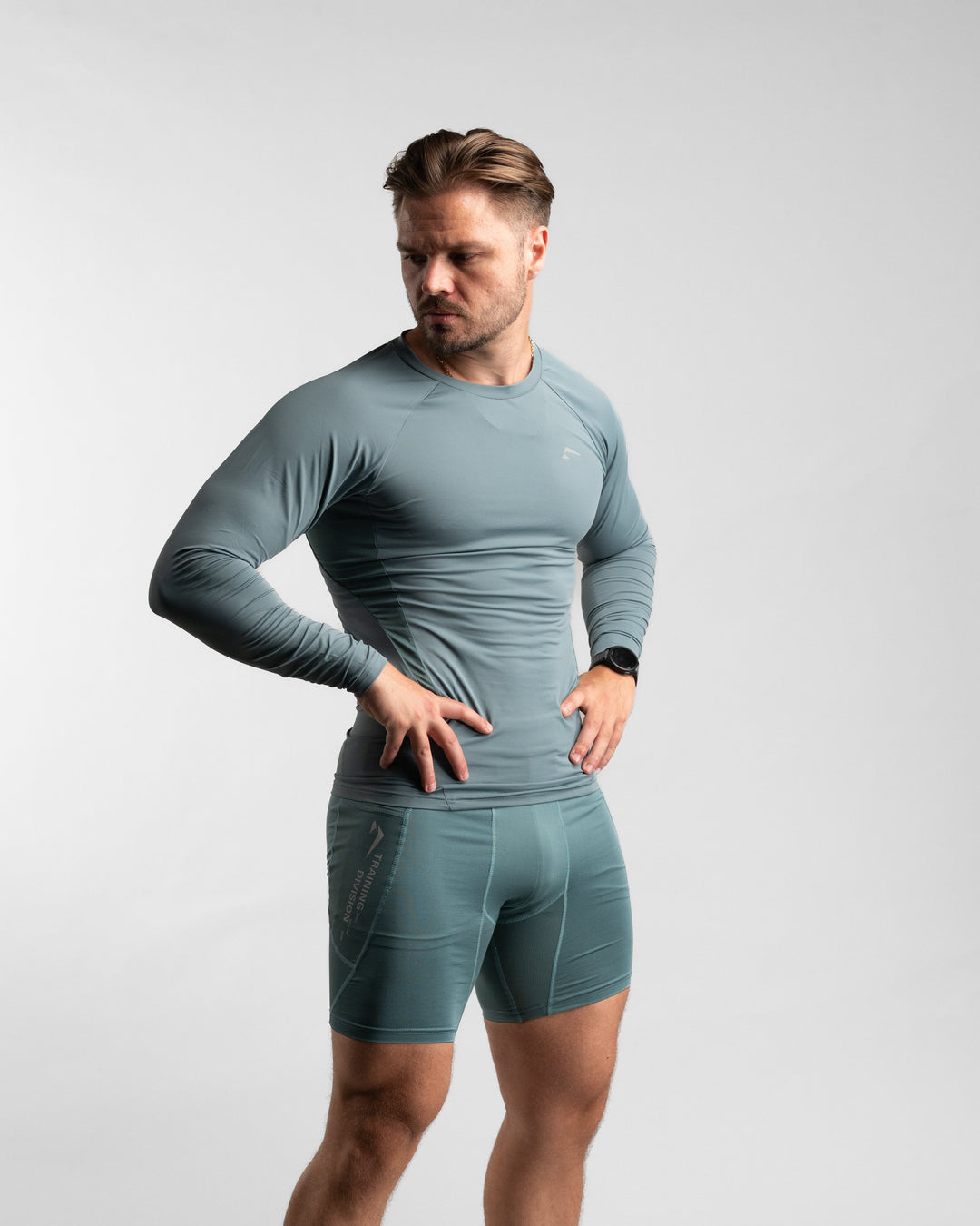 Core Compression Longsleeve (Arctic Mint) - Athletic Aesthetics