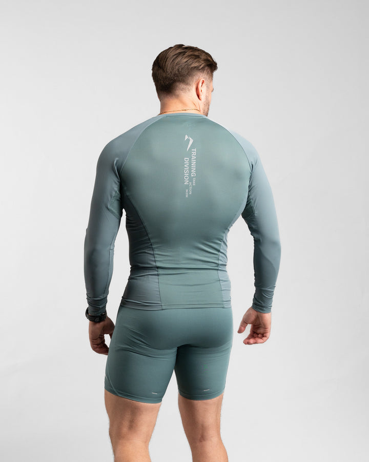 Core Compression Longsleeve (Arctic Mint) - Athletic Aesthetics