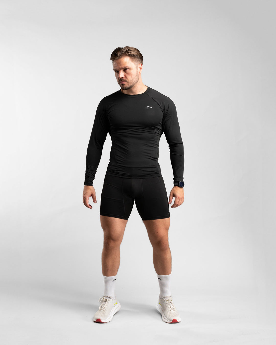 Core Compression Longsleeve (Black) - Athletic Aesthetics