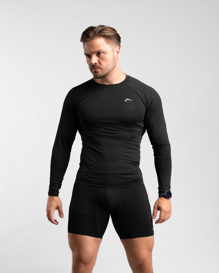 Core Compression Longsleeve (Black) - Athletic Aesthetics