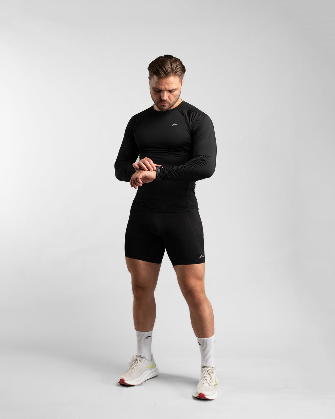 Core Compression Longsleeve (Black) - Athletic Aesthetics